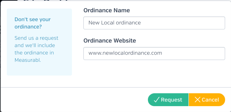 Track Benchmarking Ordinances – Measurabl